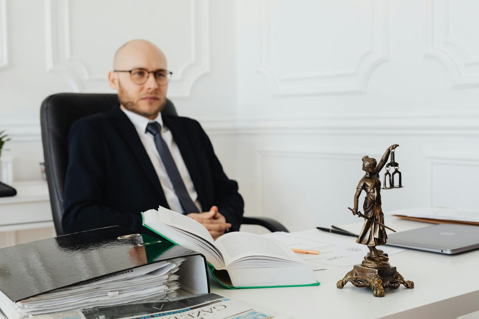 Legal professional at work